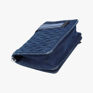 Secondhand Miu Miu My Miu Blue Denim 5BF068 shoulderbag | stylenewstar