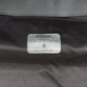 Pre-owned RIMOWA TOPAS Black aluminum  suitcase | stylenewstar