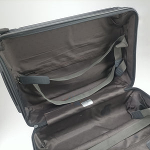 Pre-owned RIMOWA TOPAS Black aluminum  suitcase | stylenewstar