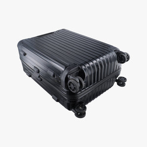 Pre-owned RIMOWA TOPAS Black aluminum  suitcase | stylenewstar