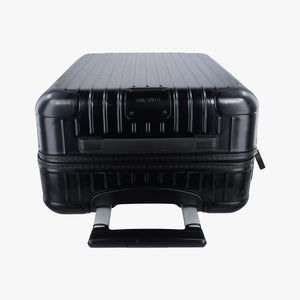 Pre-owned RIMOWA TOPAS Black aluminum  suitcase | stylenewstar