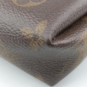 Pre-owned Louis Vuitton Pallas Clutch Brown x Cerise Monogram canvas M41638 shoulderbag | stylenewstar