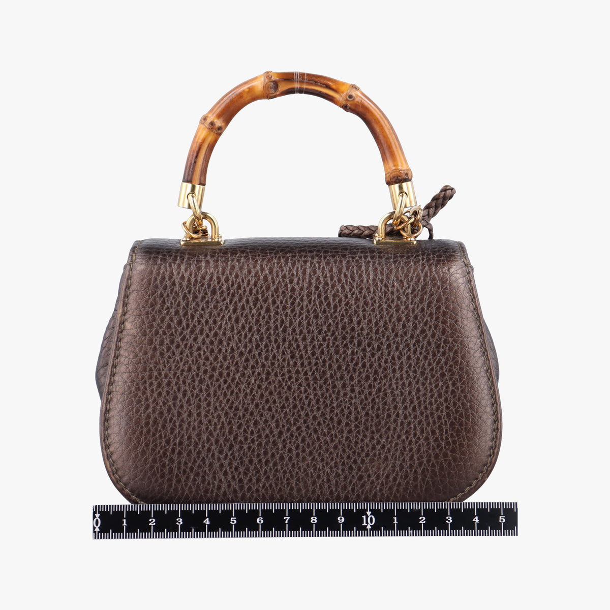 Pre-owned Gucci Bamboo Brown leather 269969 shoulderbag | stylenewstar