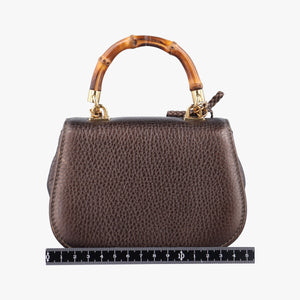 Pre-owned Gucci Bamboo Brown leather 269969 shoulderbag | stylenewstar