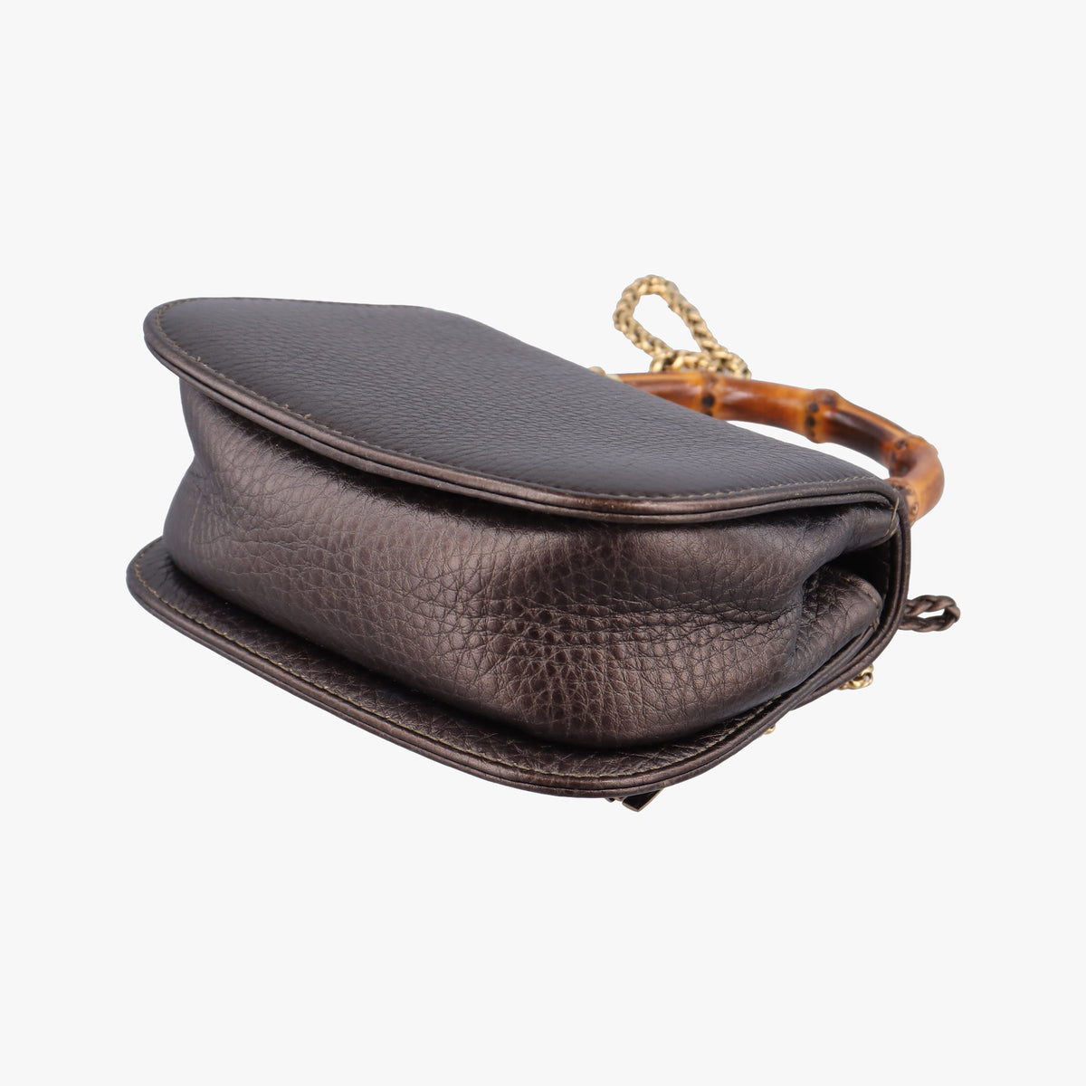 Pre-owned Gucci Bamboo Brown leather 269969 shoulderbag | stylenewstar