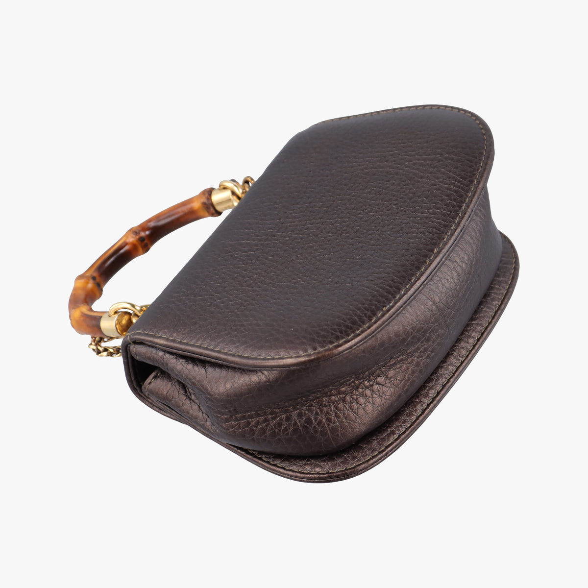 Pre-owned Gucci Bamboo Brown leather 269969 shoulderbag | stylenewstar