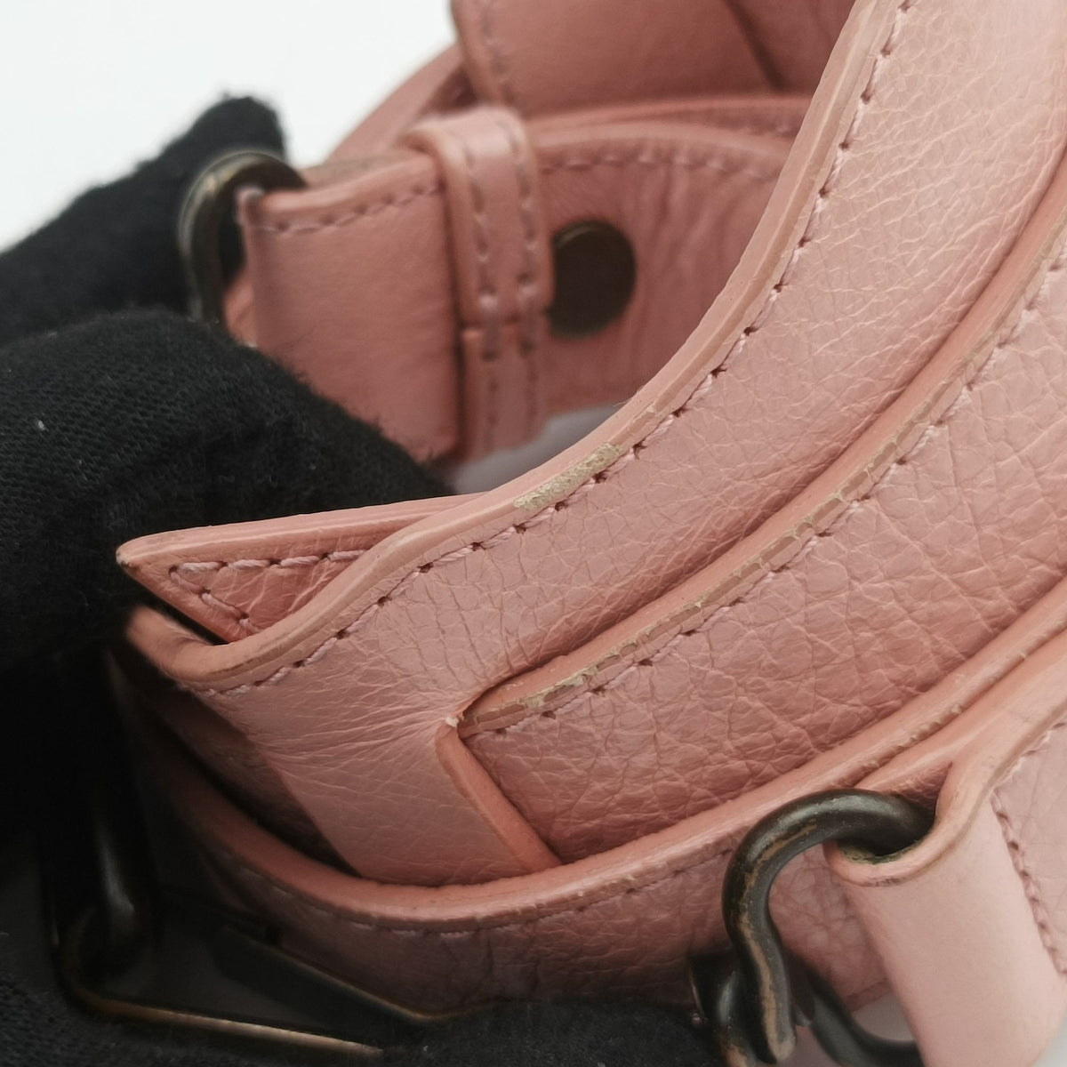 Pre-owned Balenciaga Mini Twiggy Pink lambskin  shoulderbag | stylenewstar