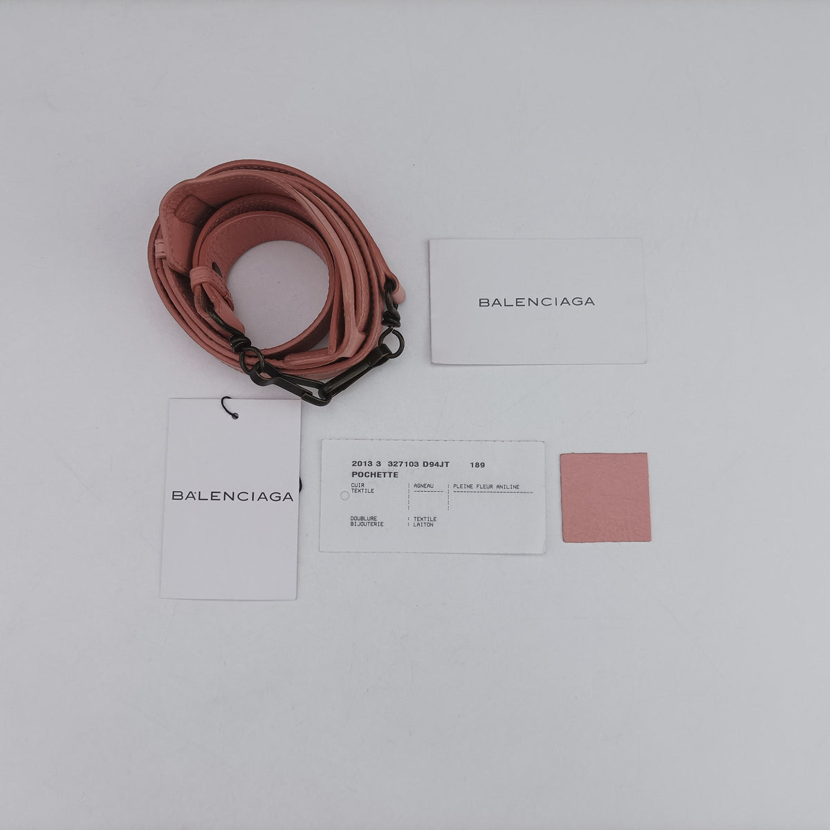 Pre-owned Balenciaga Mini Twiggy Pink lambskin  shoulderbag | stylenewstar