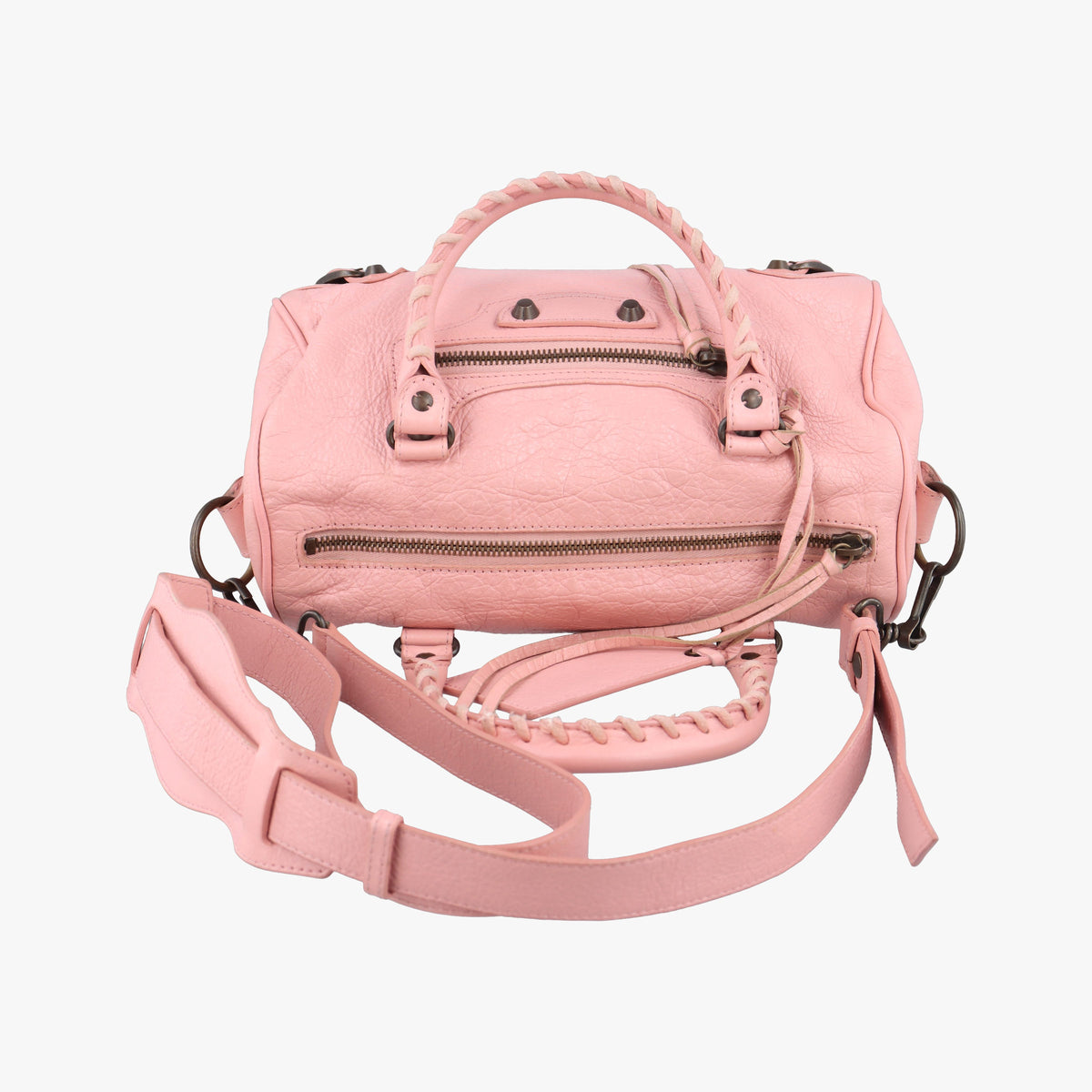 Pre-owned Balenciaga Mini Twiggy Pink lambskin  shoulderbag | stylenewstar