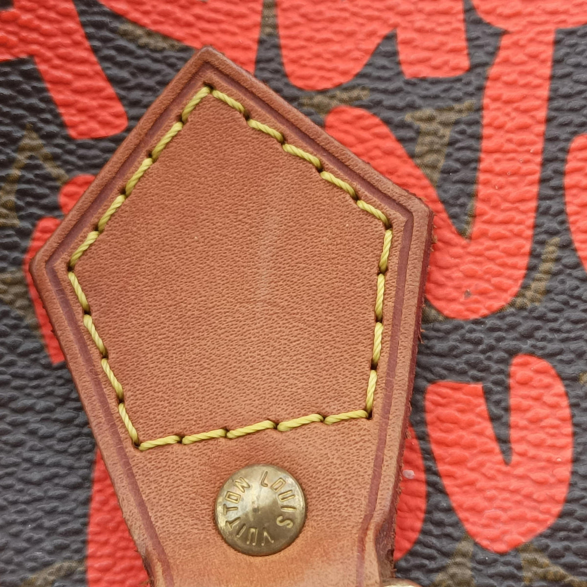 Pre-owned Louis Vuitton Speedy 30 Brown×ORANGE Monogram Graffiti M93705 handbag | stylenewstar