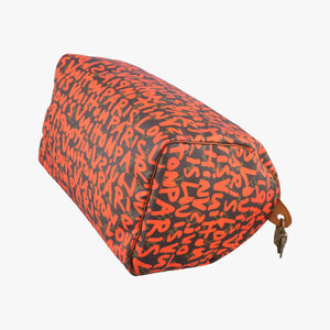 Pre-owned Louis Vuitton Speedy 30 Brown×ORANGE Monogram Graffiti M93705 handbag | stylenewstar
