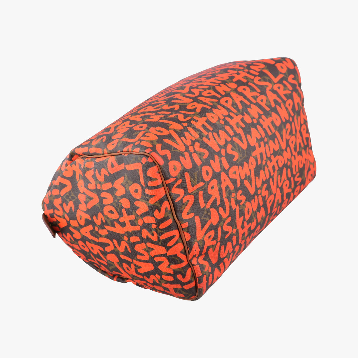 Pre-owned Louis Vuitton Speedy 30 Brown×ORANGE Monogram Graffiti M93705 handbag | stylenewstar