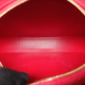Pre-owned Celine Oval Purse Cuir Triomphe Red Leather  crossbodybag | stylenewstar