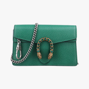 Secondhand Gucci Dionysus Green Leather 476432 shoulderbag | stylenewstar