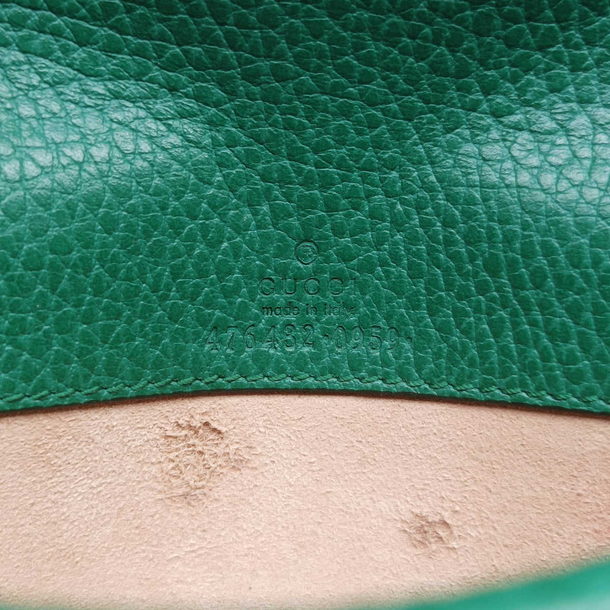 Secondhand Gucci Dionysus Green Leather 476432 shoulderbag | stylenewstar