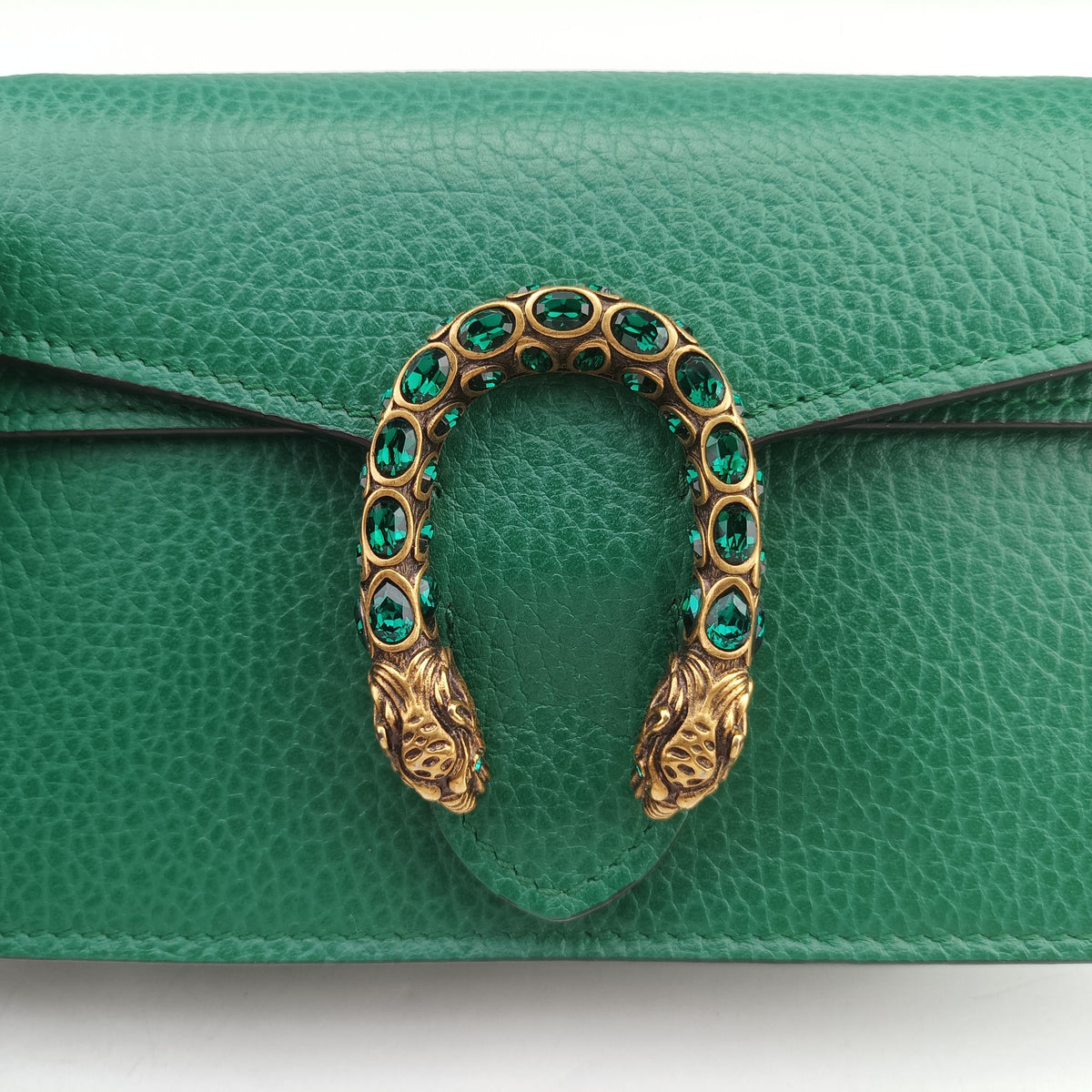 Secondhand Gucci Dionysus Green Leather 476432 shoulderbag | stylenewstar