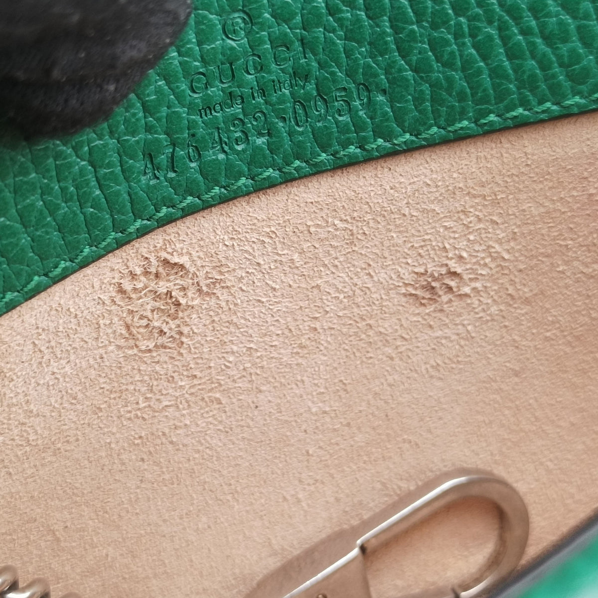 Secondhand Gucci Dionysus Green Leather 476432 shoulderbag | stylenewstar