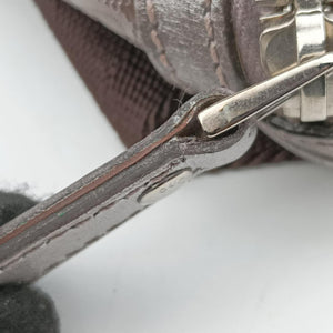 Pre-owned Gucci GG Imprime Golden PVC-coated canvas 233269 bum bag/waist bag | stylenewstar
