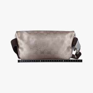 Pre-owned Gucci GG Imprime Golden PVC-coated canvas 233269 bum bag/waist bag | stylenewstar