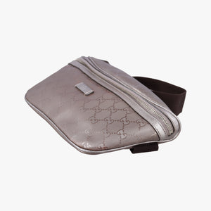 Pre-owned Gucci GG Imprime Golden PVC-coated canvas 233269 bum bag/waist bag | stylenewstar