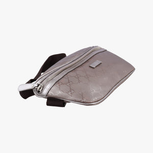 Pre-owned Gucci GG Imprime Golden PVC-coated canvas 233269 bum bag/waist bag | stylenewstar