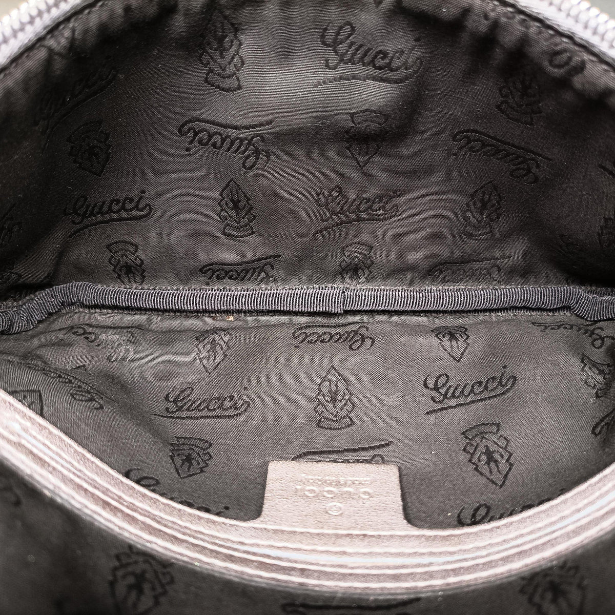 Pre-owned Gucci GG Imprime Golden PVC-coated canvas 233269 bum bag/waist bag | stylenewstar