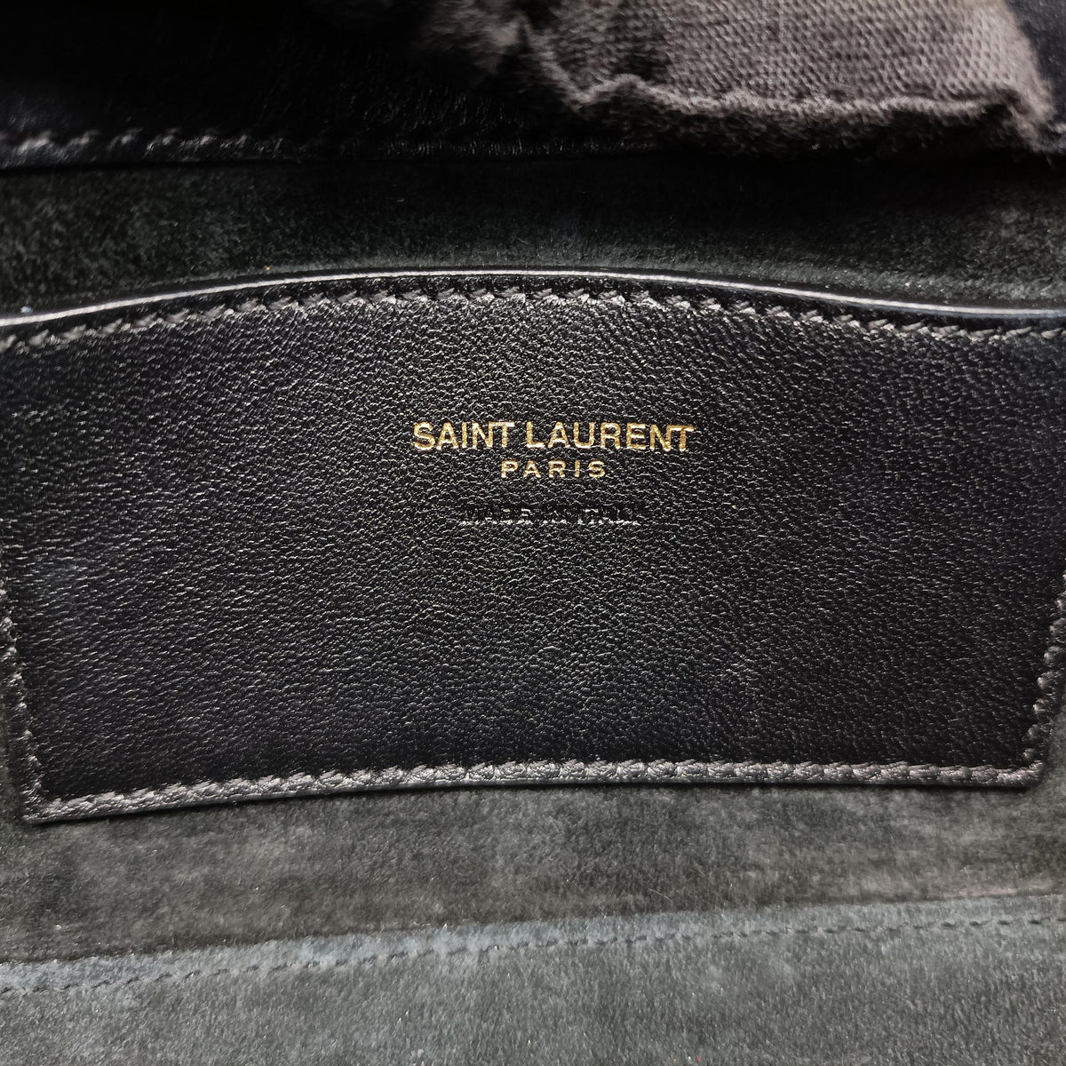 Secondhand Yves Saint Laurent LE 5 a 7 Hobo Black Leather 710318 handbag | stylenewstar