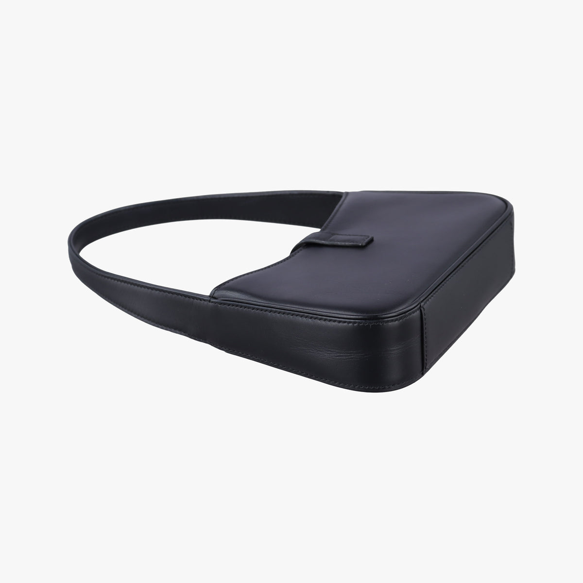 Secondhand Yves Saint Laurent LE 5 a 7 Hobo Black Leather 710318 handbag | stylenewstar