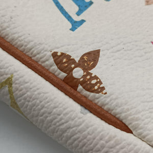 Pre-owned Louis Vuitton Pochette Accessoires white Monogram Multicolor M92649 shoulderbag | stylenewstar