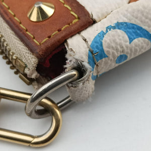 Pre-owned Louis Vuitton Pochette Accessoires white Monogram Multicolor M92649 shoulderbag | stylenewstar