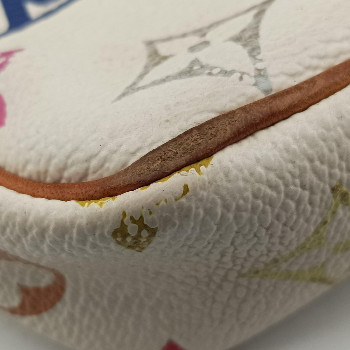 Pre-owned Louis Vuitton Pochette Accessoires white Monogram Multicolor M92649 shoulderbag | stylenewstar