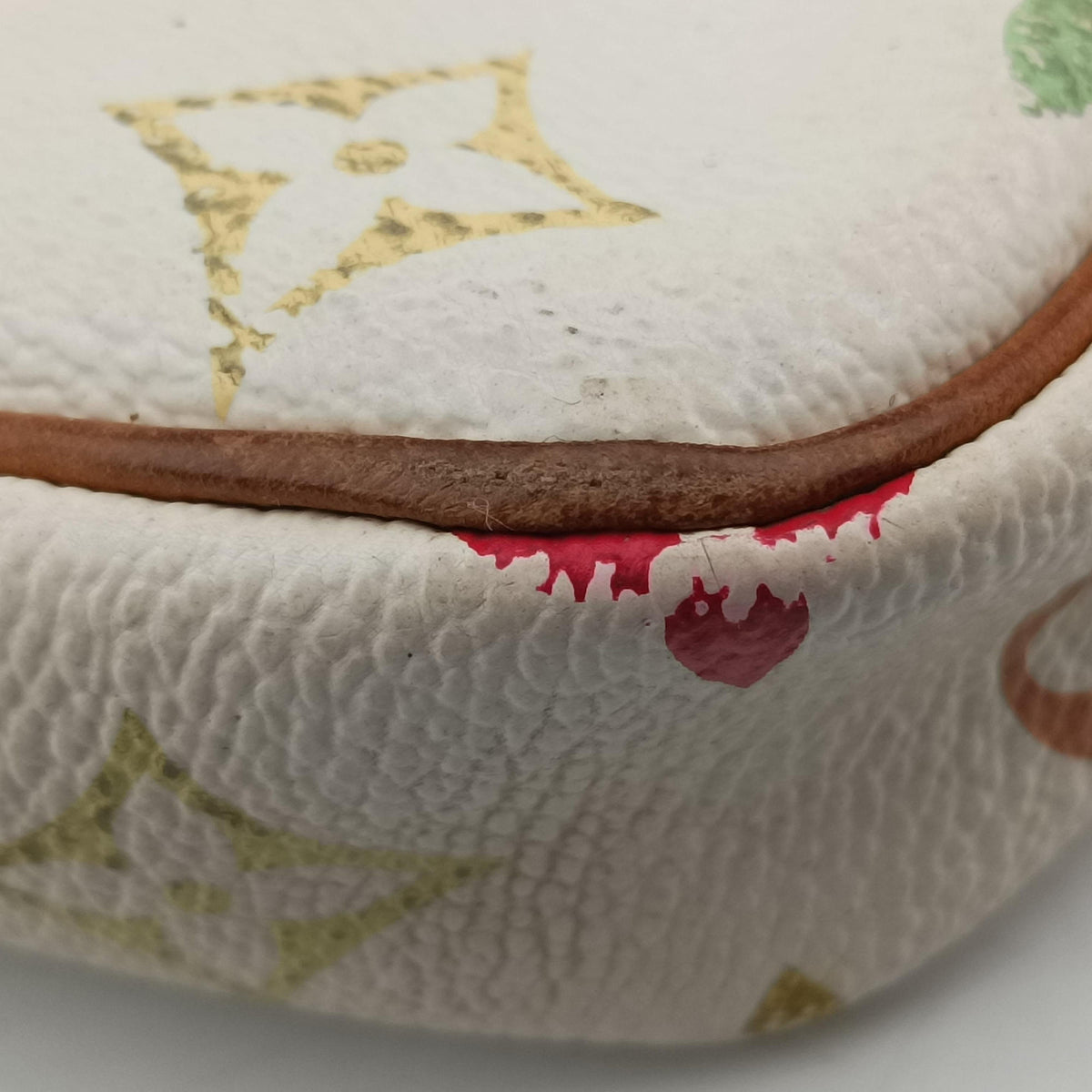 Pre-owned Louis Vuitton Pochette Accessoires white Monogram Multicolor M92649 shoulderbag | stylenewstar