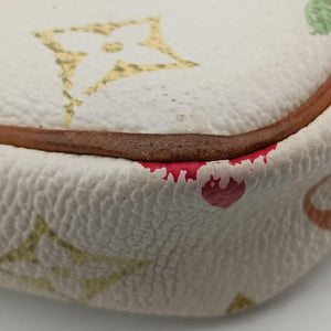 Pre-owned Louis Vuitton Pochette Accessoires white Monogram Multicolor M92649 shoulderbag | stylenewstar