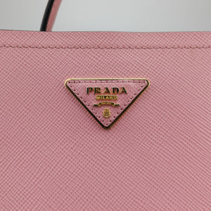Pre-owned Prada Pannier Pink SAFFIANO Leather 1BA212 shoulderbag | stylenewstar