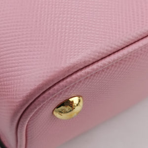 Pre-owned Prada Pannier Pink SAFFIANO Leather 1BA212 shoulderbag | stylenewstar