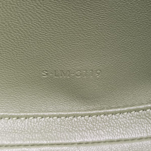 Pre-owned Celine Besace 16 Small Green Leather W-SL-2 shoulderbag | stylenewstar