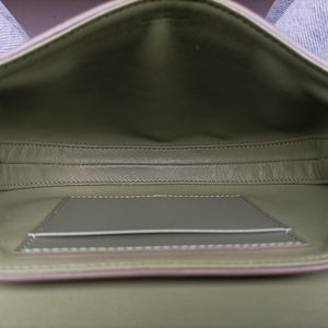 Pre-owned Celine Besace 16 Small Green Leather W-SL-2 shoulderbag | stylenewstar