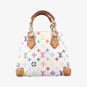 Vintage Louis Vuitton AUDRA white Monogram Multicolor M40047 handbag | stylenewstar