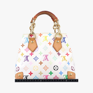 Vintage Louis Vuitton AUDRA white Monogram Multicolor M40047 handbag | stylenewstar