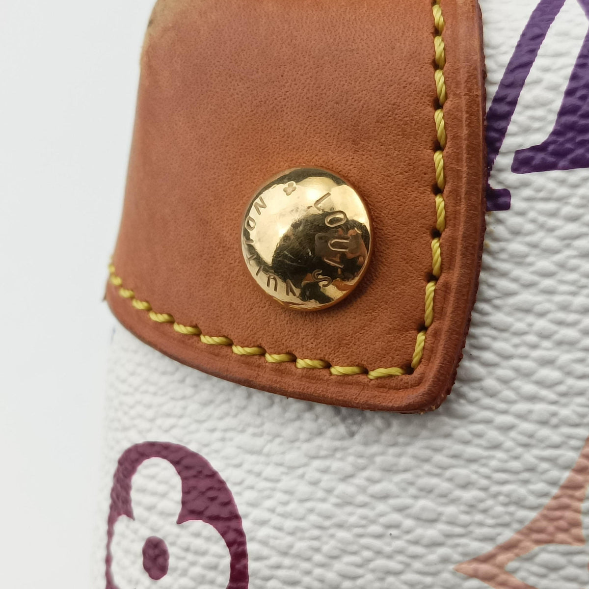 Vintage Louis Vuitton AUDRA white Monogram Multicolor M40047 handbag | stylenewstar