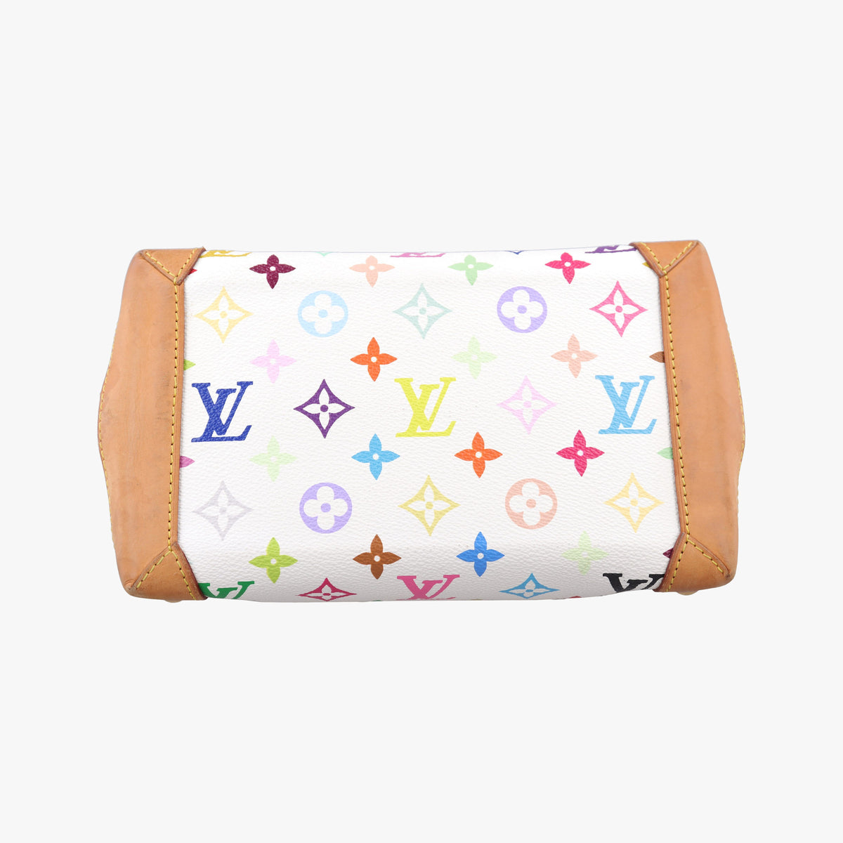 Vintage Louis Vuitton AUDRA white Monogram Multicolor M40047 handbag | stylenewstar