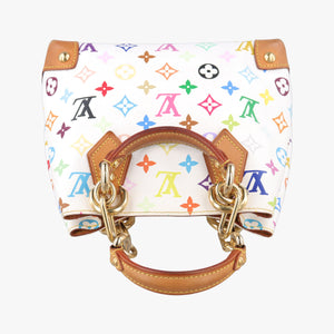 Vintage Louis Vuitton AUDRA white Monogram Multicolor M40047 handbag | stylenewstar