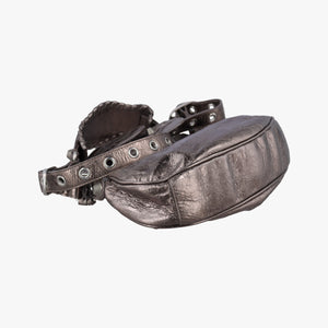 Pre-owned Balenciaga Le Cagole Silver lambskin  shoulderbag | stylenewstar