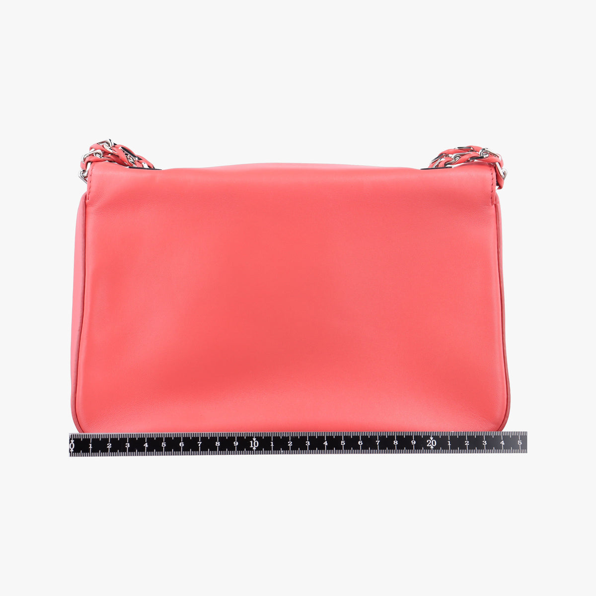 Pre-owned Fendi Be Baguette Red Leather 8BR677 shoulderbag | stylenewstar