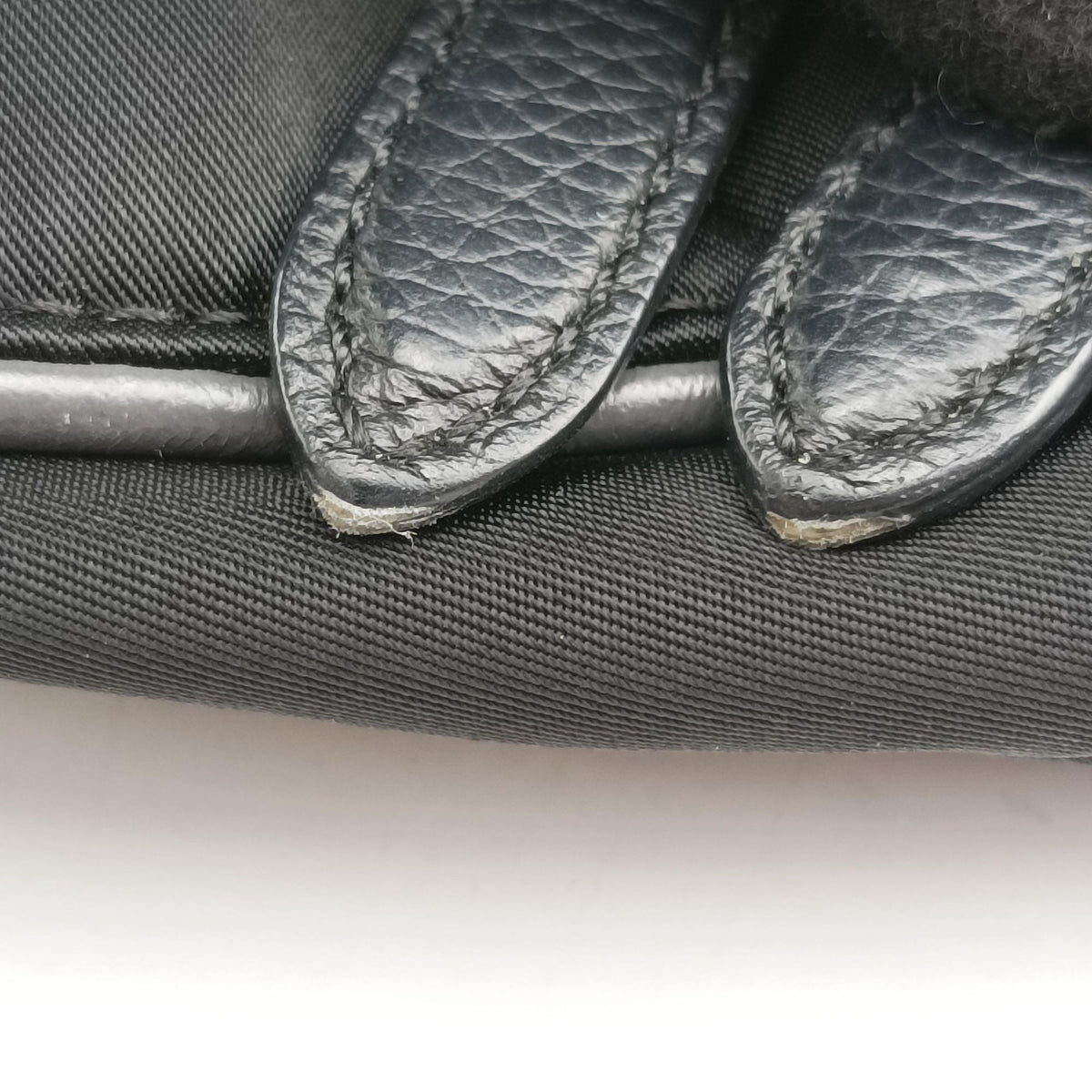 Pre-owned Christian Dior Saddle Black × Gray Nylon x Leather  bum bag/waist bag | stylenewstar