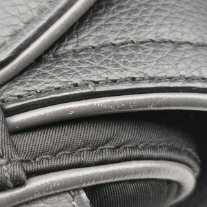 Pre-owned Christian Dior Saddle Black × Gray Nylon x Leather  bum bag/waist bag | stylenewstar