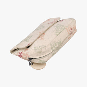Pre-owned Bottega Veneta Intrecciato butterfly White x Multicolour lambskin  shoulderbag | stylenewstar