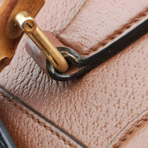 Pre-owned Gucci Diana Brown leather 702721 shoulderbag | stylenewstar