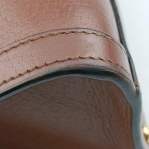 Pre-owned Gucci Diana Brown leather 702721 shoulderbag | stylenewstar