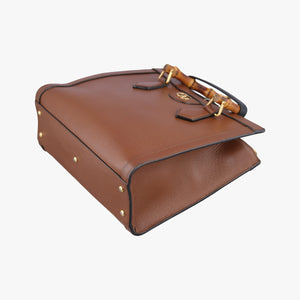 Pre-owned Gucci Diana Brown leather 702721 shoulderbag | stylenewstar